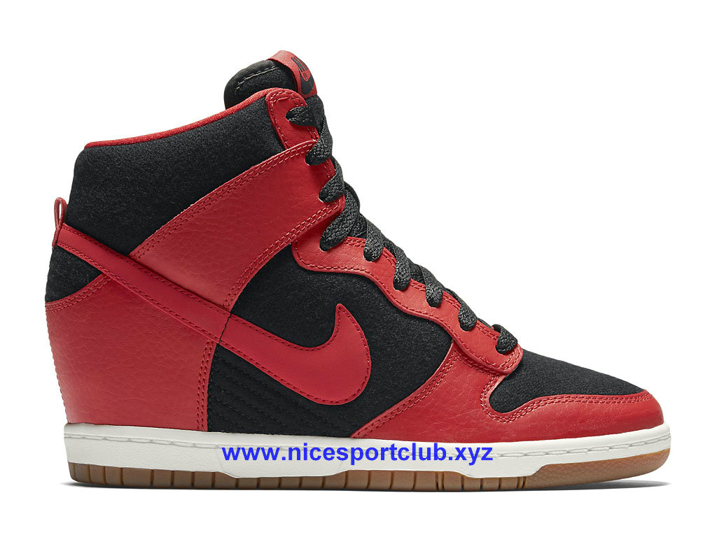 nike dunk sky high femme rouge